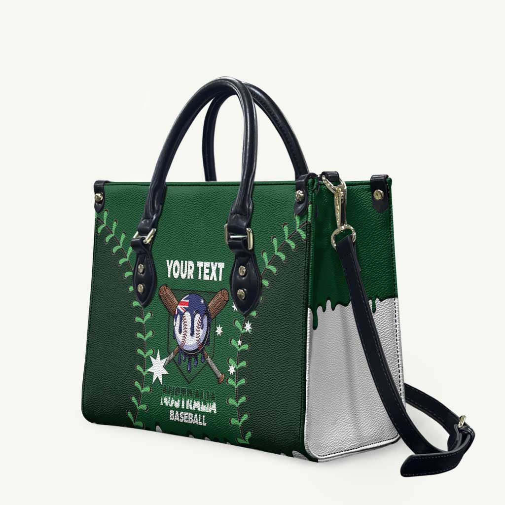 Australia 2026 Baseball Custom Leather Bag Go Aussie Drip Style