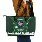 Australia 2026 Baseball Custom Leather Tote Bag Go Aussie Drip Style