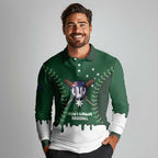 Australia 2026 Baseball Custom Long Sleeve Polo Shirt Go Aussie Drip Style