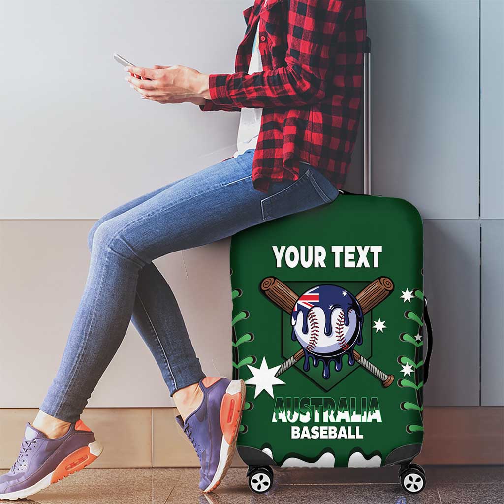 Australia 2026 Baseball Custom Luggage Cover Go Aussie Drip Style