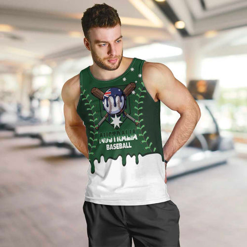Australia 2026 Baseball Custom Men Tank Top Go Aussie Drip Style