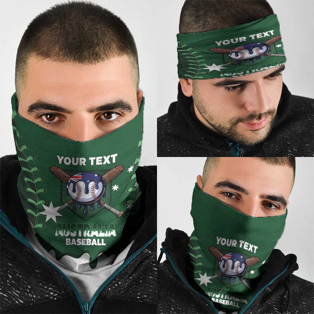 Australia 2026 Baseball Custom Neck Gaiter Go Aussie Drip Style