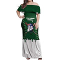 Australia 2026 Baseball Custom Off Shoulder Maxi Dress Go Aussie Drip Style