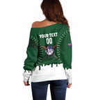 Australia 2026 Baseball Custom Off Shoulder Sweater Go Aussie Drip Style