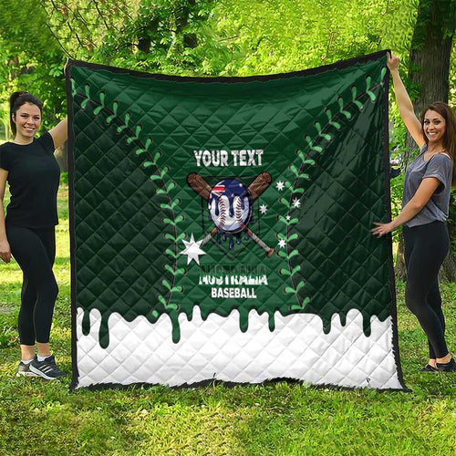 Australia 2026 Baseball Custom Quilt Go Aussie Drip Style