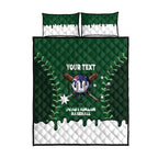 Australia 2026 Baseball Custom Quilt Bed Set Go Aussie Drip Style