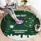 Australia 2026 Baseball Custom Round Carpet Go Aussie Drip Style