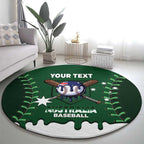 Australia 2026 Baseball Custom Round Carpet Go Aussie Drip Style