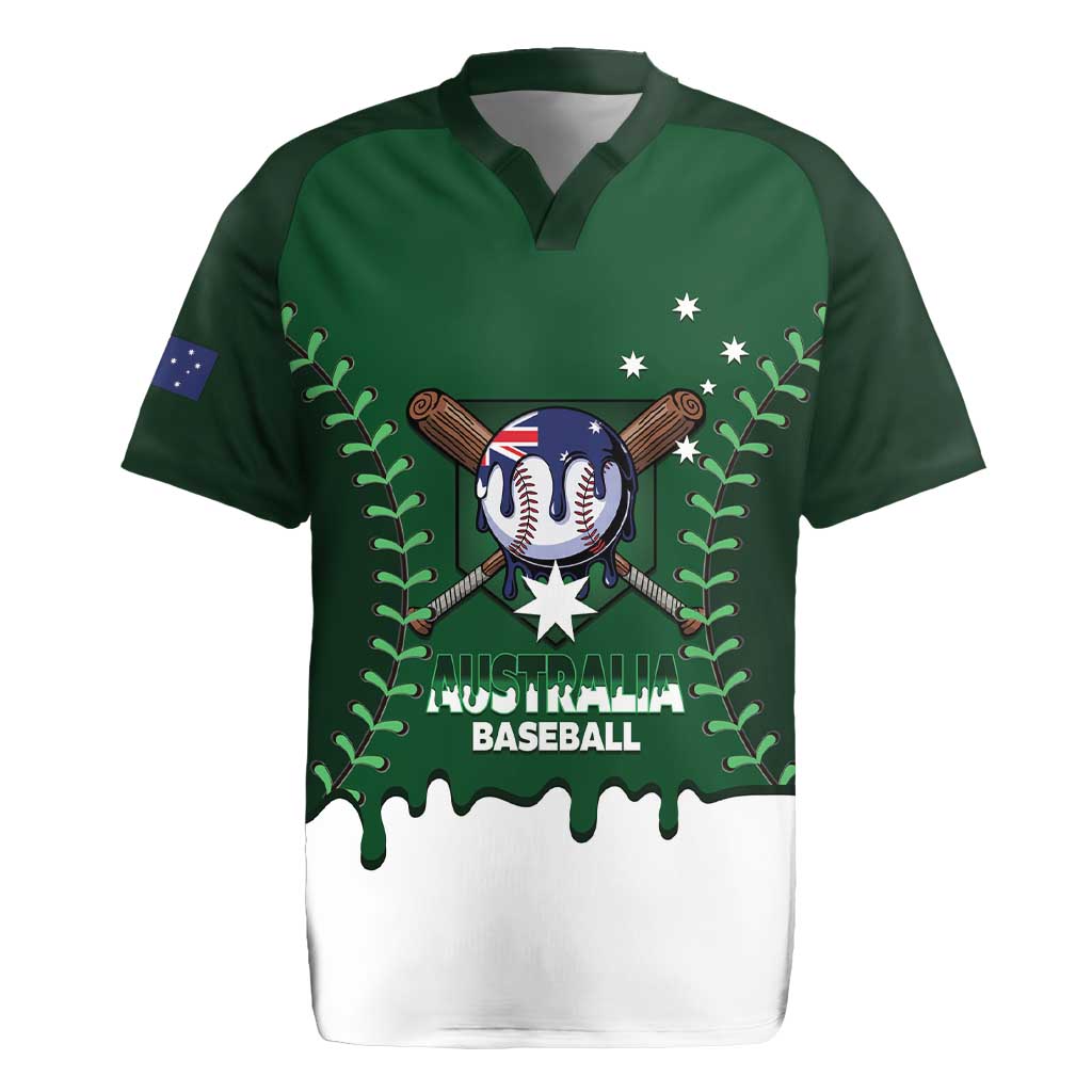Australia 2026 Baseball Custom Rugby Jersey Go Aussie Drip Style