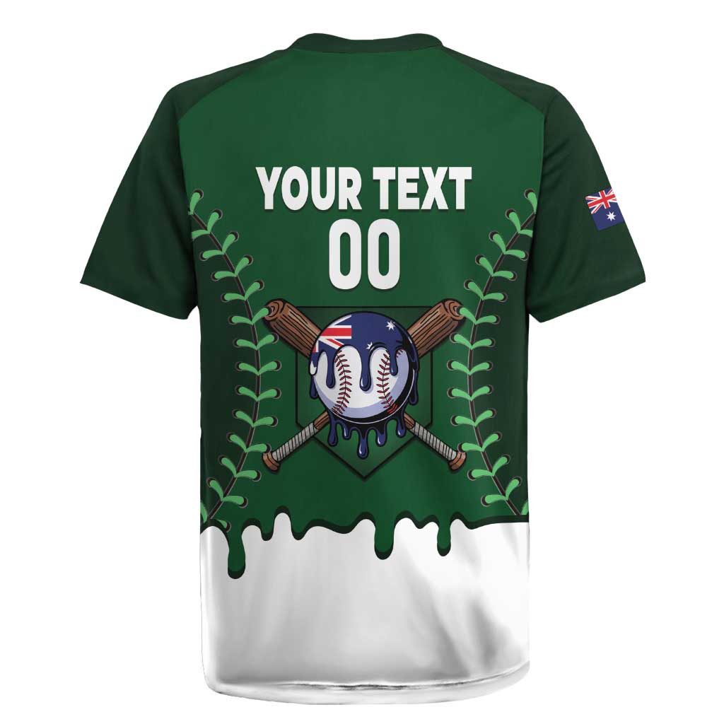 Australia 2026 Baseball Custom Rugby Jersey Go Aussie Drip Style