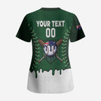 Australia 2026 Baseball Custom Scrub Top Go Aussie Drip Style