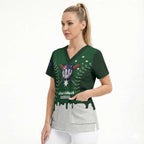 Australia 2026 Baseball Custom Scrub Top Go Aussie Drip Style