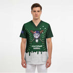 Australia 2026 Baseball Custom Scrub Top Go Aussie Drip Style