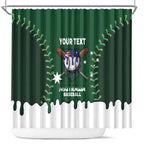 Australia 2026 Baseball Custom Shower Curtain Go Aussie Drip Style