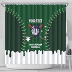 Australia 2026 Baseball Custom Shower Curtain Go Aussie Drip Style
