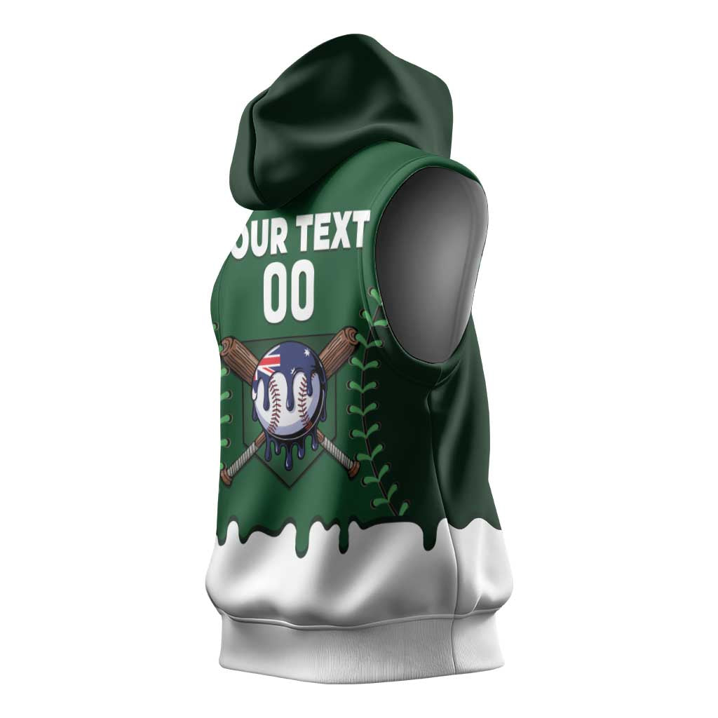 Australia 2026 Baseball Custom Sleeveless Hoodie Go Aussie Drip Style