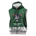 Australia 2026 Baseball Custom Sleeveless Zip Hoodie Go Aussie Drip Style