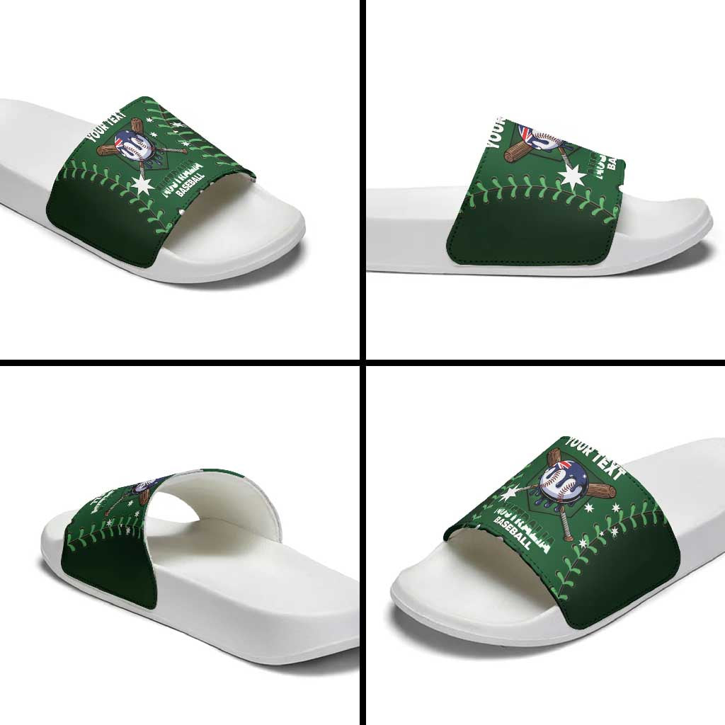Australia 2026 Baseball Custom Slide Sandals Go Aussie Drip Style
