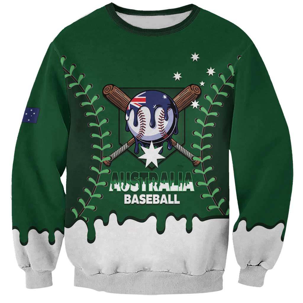 Australia 2026 Baseball Custom Sweatshirt Go Aussie Drip Style