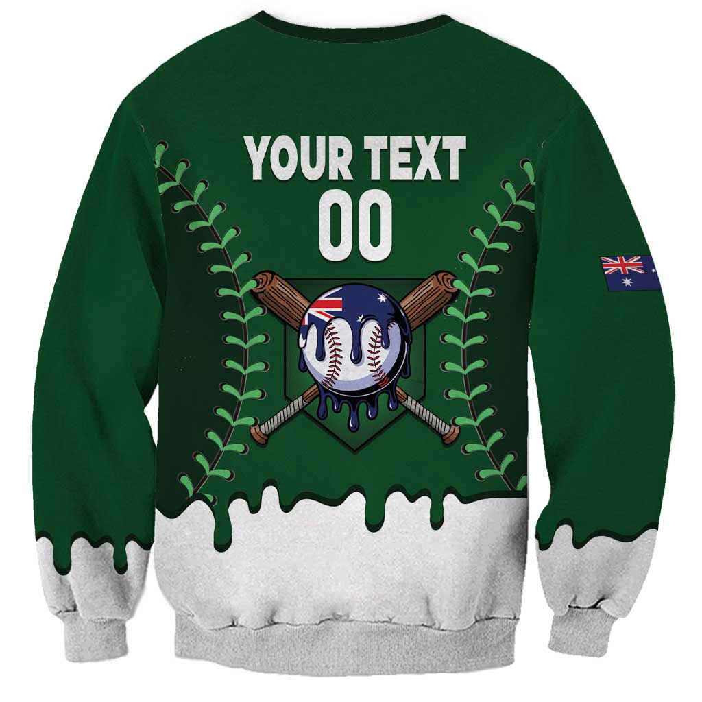 Australia 2026 Baseball Custom Sweatshirt Go Aussie Drip Style