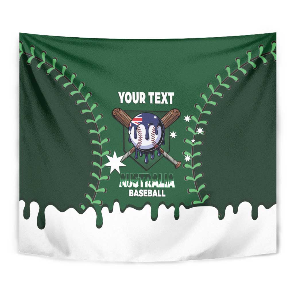 Australia 2026 Baseball Custom Tapestry Go Aussie Drip Style