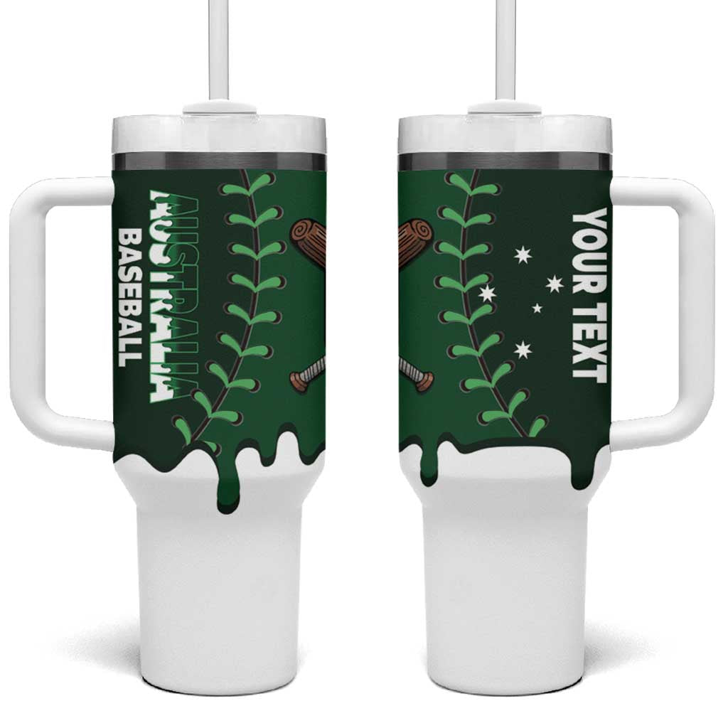 Australia 2026 Baseball Custom Tumbler With Handle Go Aussie Drip Style