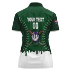 Australia 2026 Baseball Custom Women Polo Shirt Go Aussie Drip Style