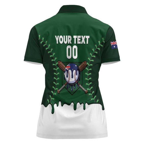 Australia 2026 Baseball Custom Women Polo Shirt Go Aussie Drip Style