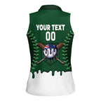 Australia 2026 Baseball Custom Women Sleeveless Polo Shirt Go Aussie Drip Style