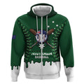 Australia 2026 Baseball Custom Zip Hoodie Go Aussie Drip Style