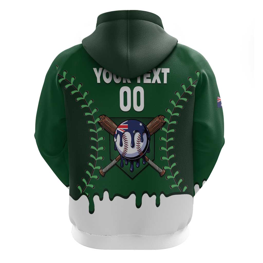 Australia 2026 Baseball Custom Zip Hoodie Go Aussie Drip Style
