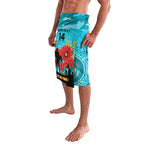Custom Port Adelaide Football ANZAC Lavalava Gallipoli Camouflage With Poppies