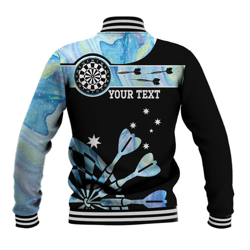 Personalised Australia Darts Opal Vibes Baseball Jacket