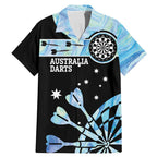 Personalised Australia Darts Opal Vibes Family Matching Mermaid Dress and Hawaiian Shirt