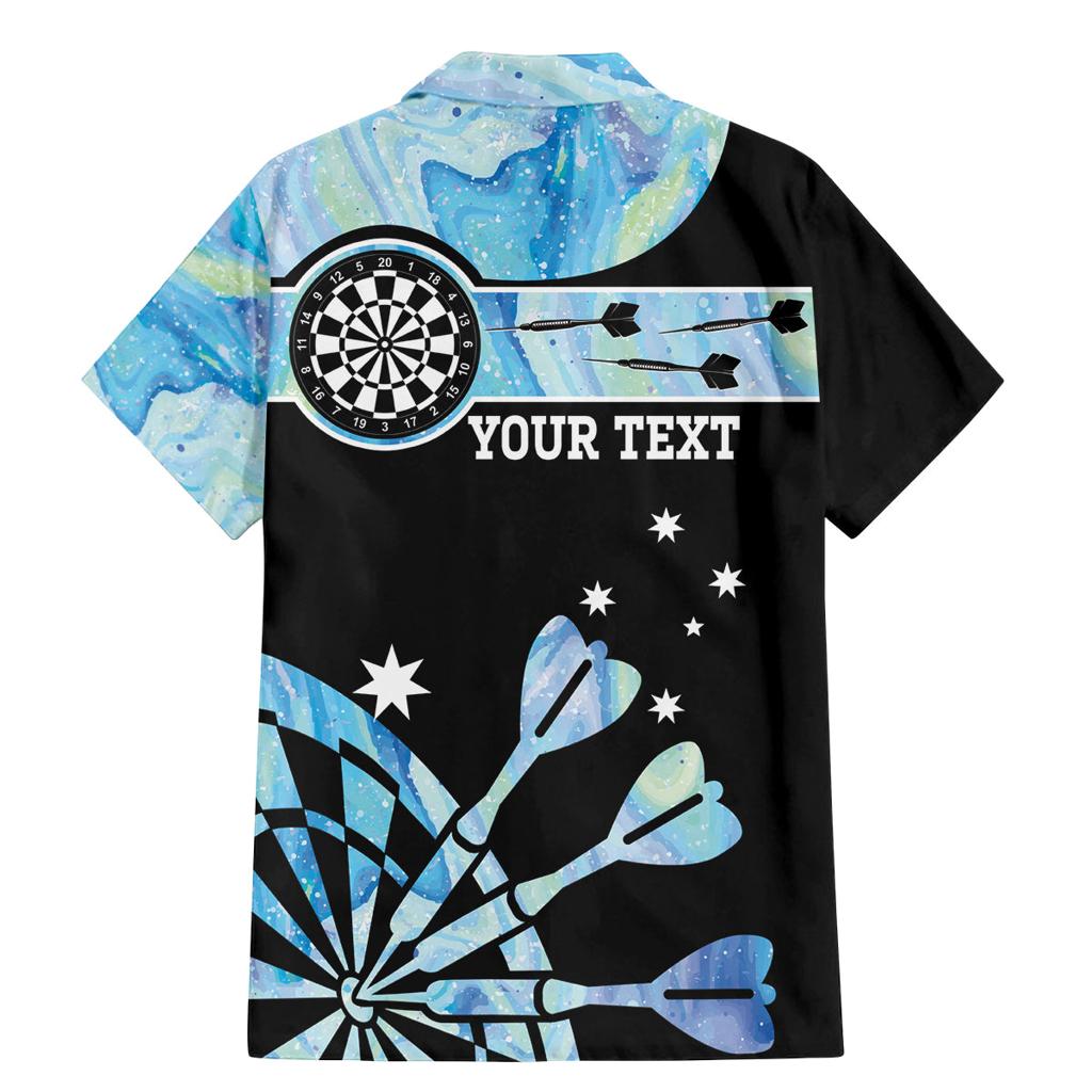 Personalised Australia Darts Opal Vibes Family Matching Mermaid Dress and Hawaiian Shirt