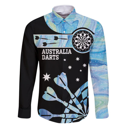 Personalised Australia Darts Opal Vibes Family Matching Off Shoulder Short Dress and Hawaiian Shirt