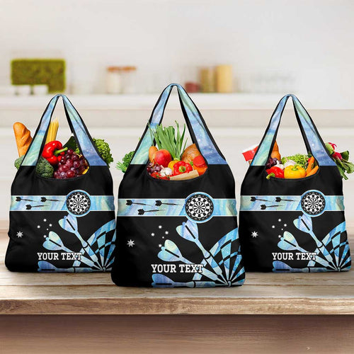 Personalised Australia Darts Opal Vibes Grocery Bag