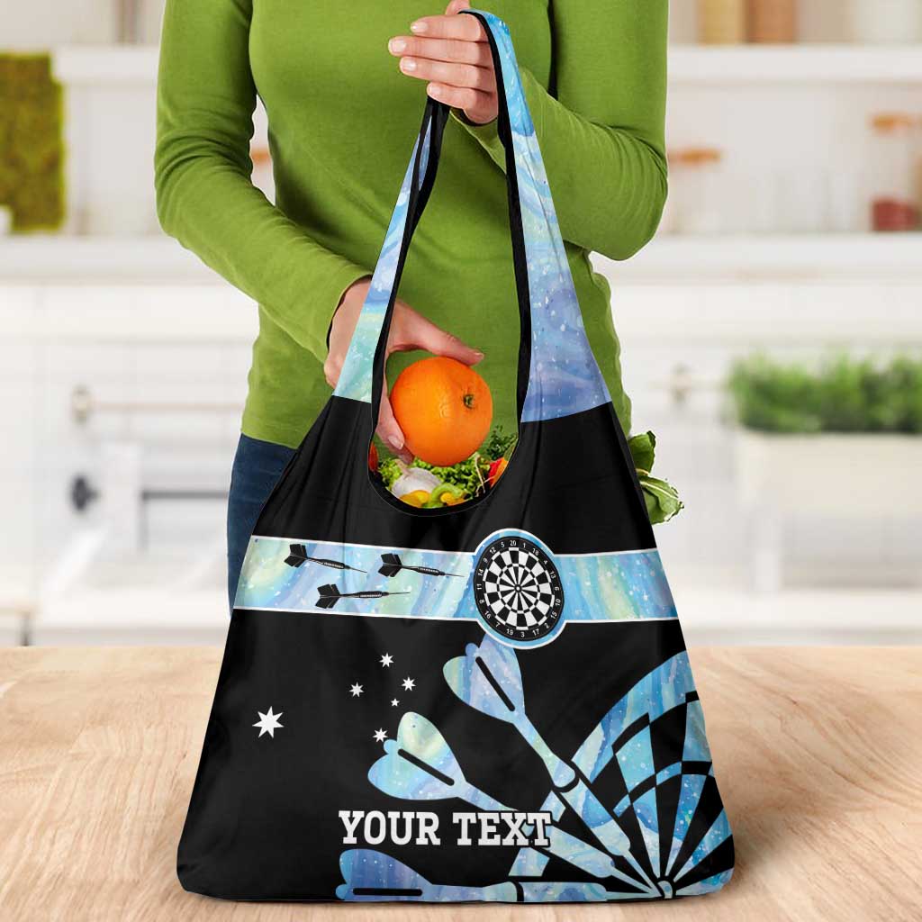 Personalised Australia Darts Opal Vibes Grocery Bag