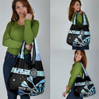 Personalised Australia Darts Opal Vibes Grocery Bag