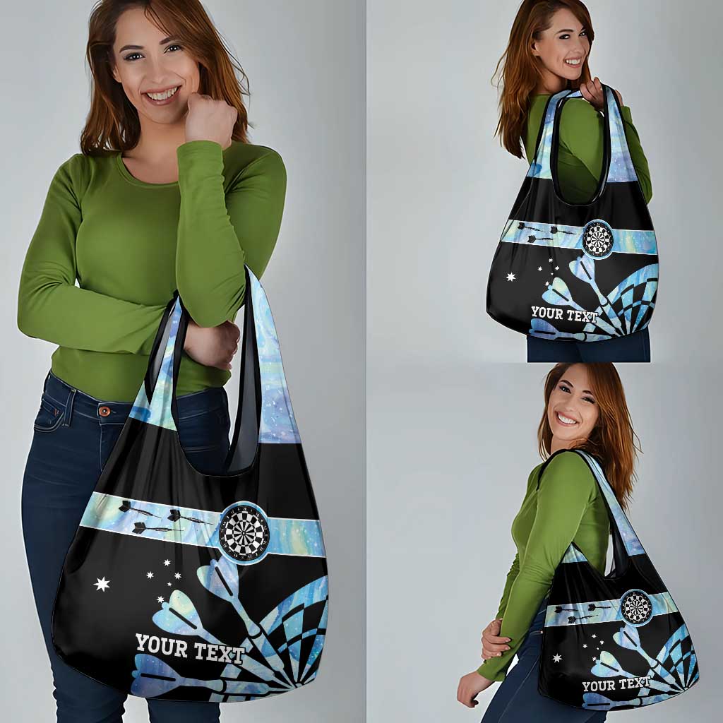 Personalised Australia Darts Opal Vibes Grocery Bag