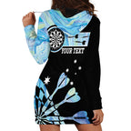 Personalised Australia Darts Opal Vibes Hoodie Dress