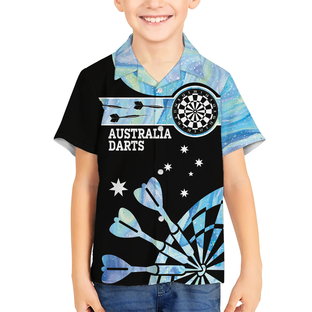 Personalised Australia Darts Opal Vibes Kid Hawaiian Shirt