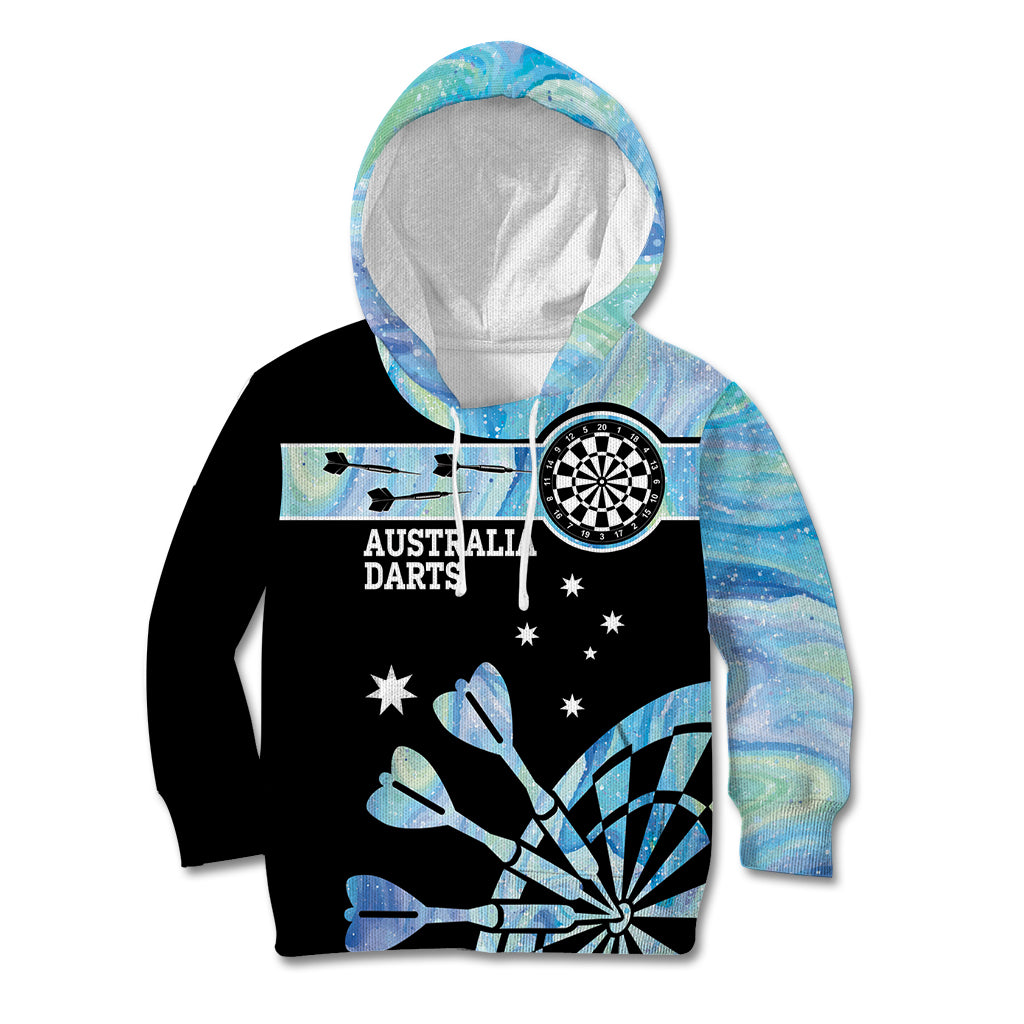 Personalised Australia Darts Opal Vibes Kid Hoodie