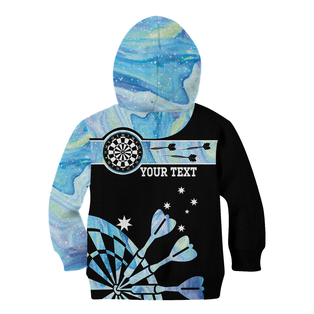 Personalised Australia Darts Opal Vibes Kid Hoodie