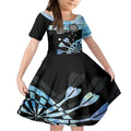 Personalised Australia Darts Opal Vibes Kid Short Sleeve Dress