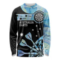 Personalised Australia Darts Opal Vibes Long Sleeve Shirt