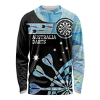 Personalised Australia Darts Opal Vibes Long Sleeve Shirt