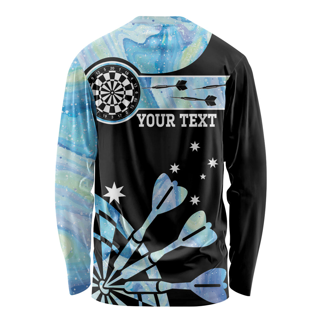 Personalised Australia Darts Opal Vibes Long Sleeve Shirt