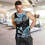 Personalised Australia Darts Opal Vibes Men Tank Top