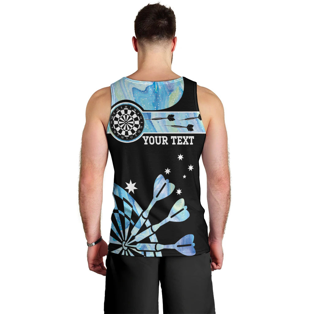 Personalised Australia Darts Opal Vibes Men Tank Top